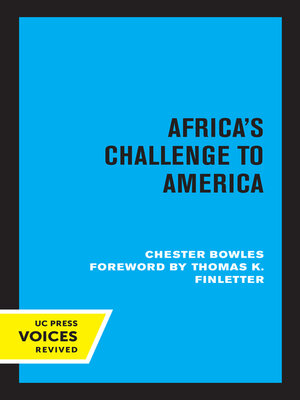 cover image of Africa's Challenge to America